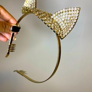Elegant Diamond Cat ears headpiece